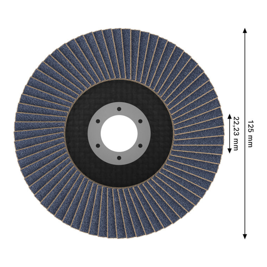 Bosch X451 Fächerschijf 125 mm, T27, K40