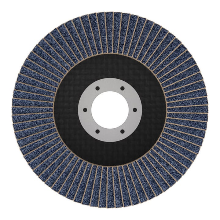 Bosch X451 Fächerschleifscheibe, 115 x 22,23 mm, K120, Z29, 15 Stück