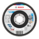 Bosch X451 Fächerschleifscheibe, 115 x 22,23 mm, K40, Z29, 15 Stück