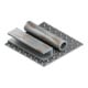 Bosch X451 Fächerschleifscheibe, 115 x 22,23 mm, K40, Z29, 15 Stück