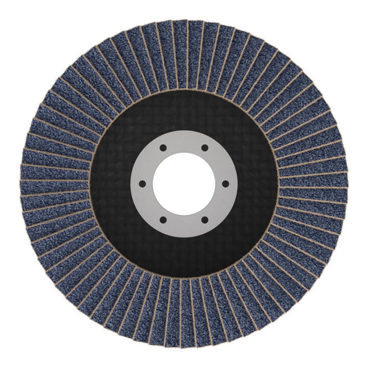 Bosch X451 Fächerschleifscheibe, 115 x 22,23 mm, K60, Z29, 15 Stück