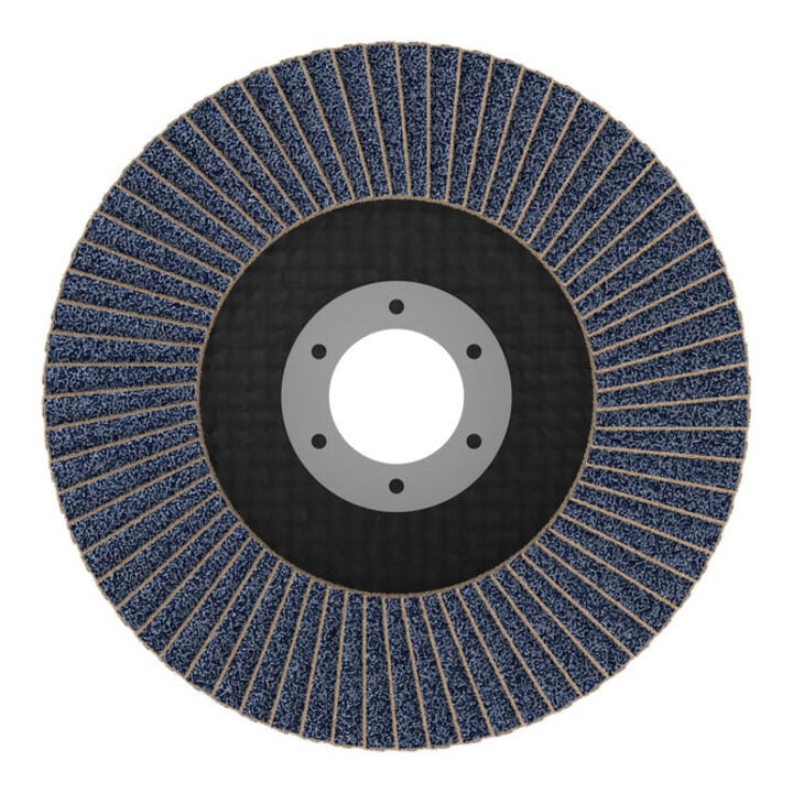 Bosch X451 Fächerschleifscheibe, 115 x 22,23 mm, K80, Z27, 15 Stück