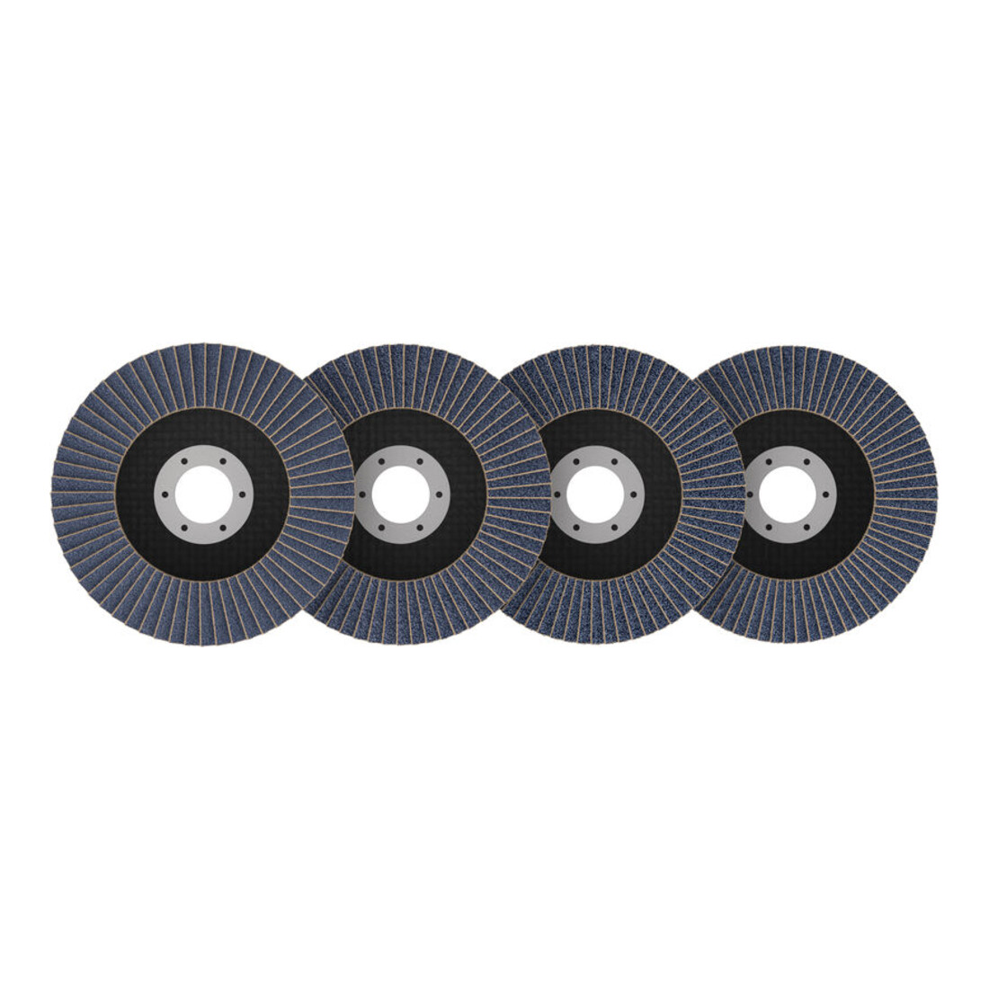 Bosch X451 Fächerschleifscheiben Set, 115 x 22,23 mm, K40/K60/K80/K120, Z29, 15-tlg