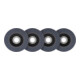 Bosch X451 Fächerschleifscheiben Set, 115 x 22,23 mm, K40/K60/K80/K120, Z29, 60-tlg.