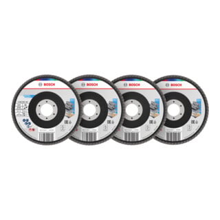 Bosch X451 Fächerschleifscheiben Set, 125mm, T27