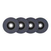 Bosch X451 Fächerschleifscheiben Set, 125mm, T27-4