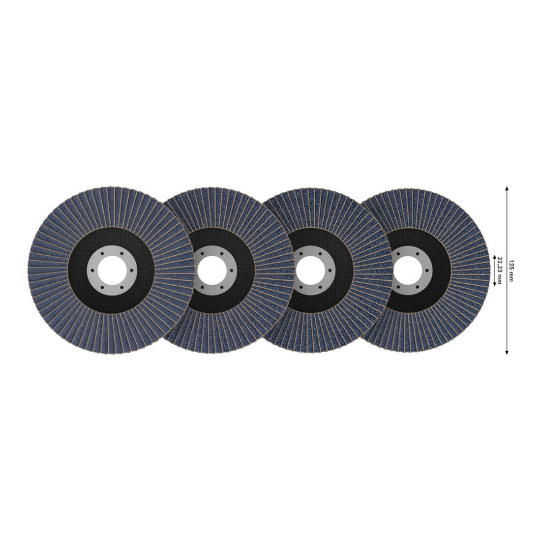 Bosch X451 Fächerschleifscheiben Set, 125mm, T29