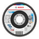 Bosch X451 Waaier-schuurblad, 115 x 22,23 mm, K40, Z27, 15 stuks