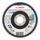 Bosch X451 Waaier-slijpschijf, 115 x 22,23 mm, K60, Z29, 15 stuks