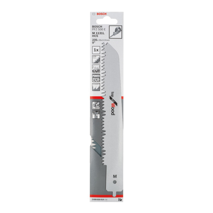 Bosch zaagblad HCS M 1131 L Top for Wood voor Bosch meerbladzaag PFZ 500 E
