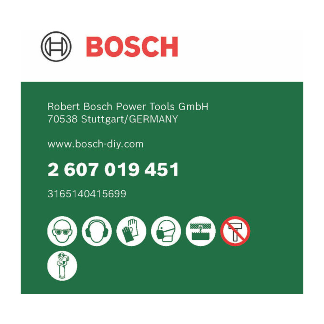 Bosch zaagbladset, 5-delig, 60 - 92 mm