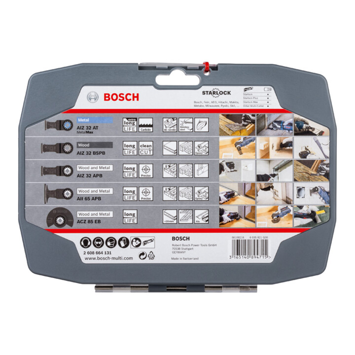 Bosch zaagbladset Best of Cutting set
