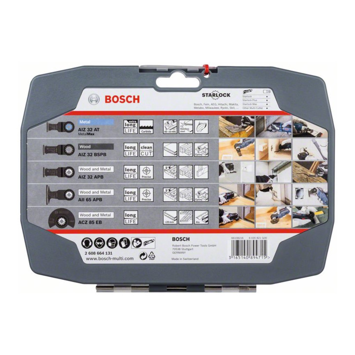 Bosch zaagbladset Best of Cutting set
