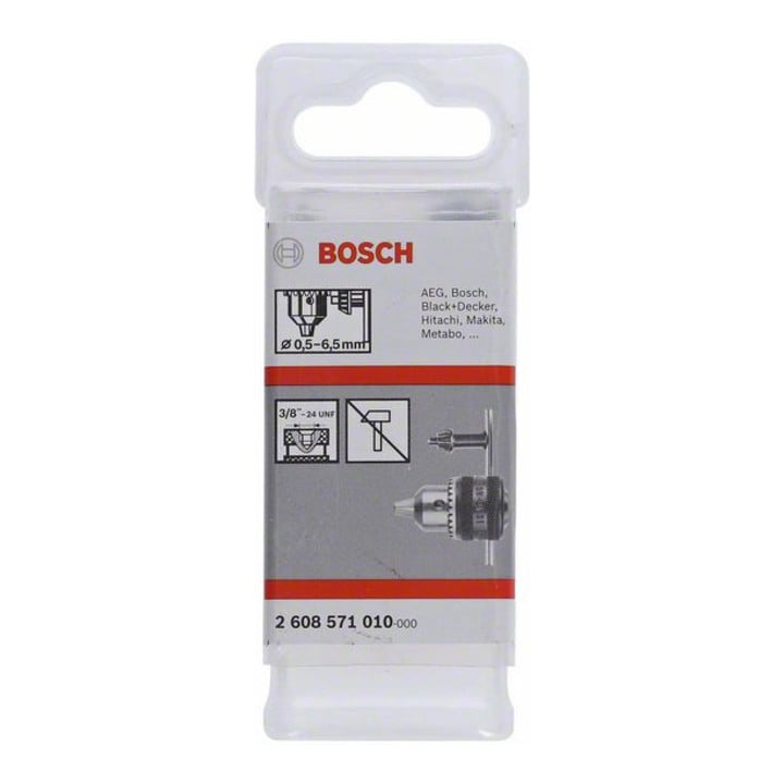 Bosch Zahnkranzbohrfutter bis 10 mm 0,5 - 6,5 mm 3/8" - 24