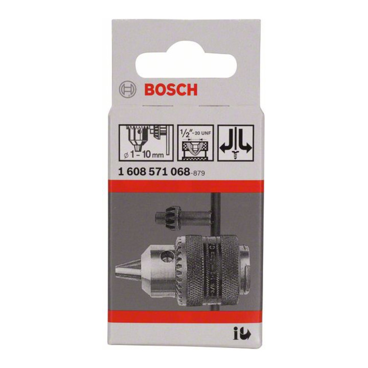 Bosch Zahnkranzbohrfutter bis 10 mm 1 - 10 mm 1/2" - 20 für Rechts-/Linkslauf Akku