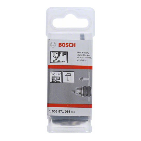 Bosch Zahnkranzbohrfutter bis 10 mm 1 - 10 mm 3/8" - 24 für Bohr-, Akkubohrmaschine