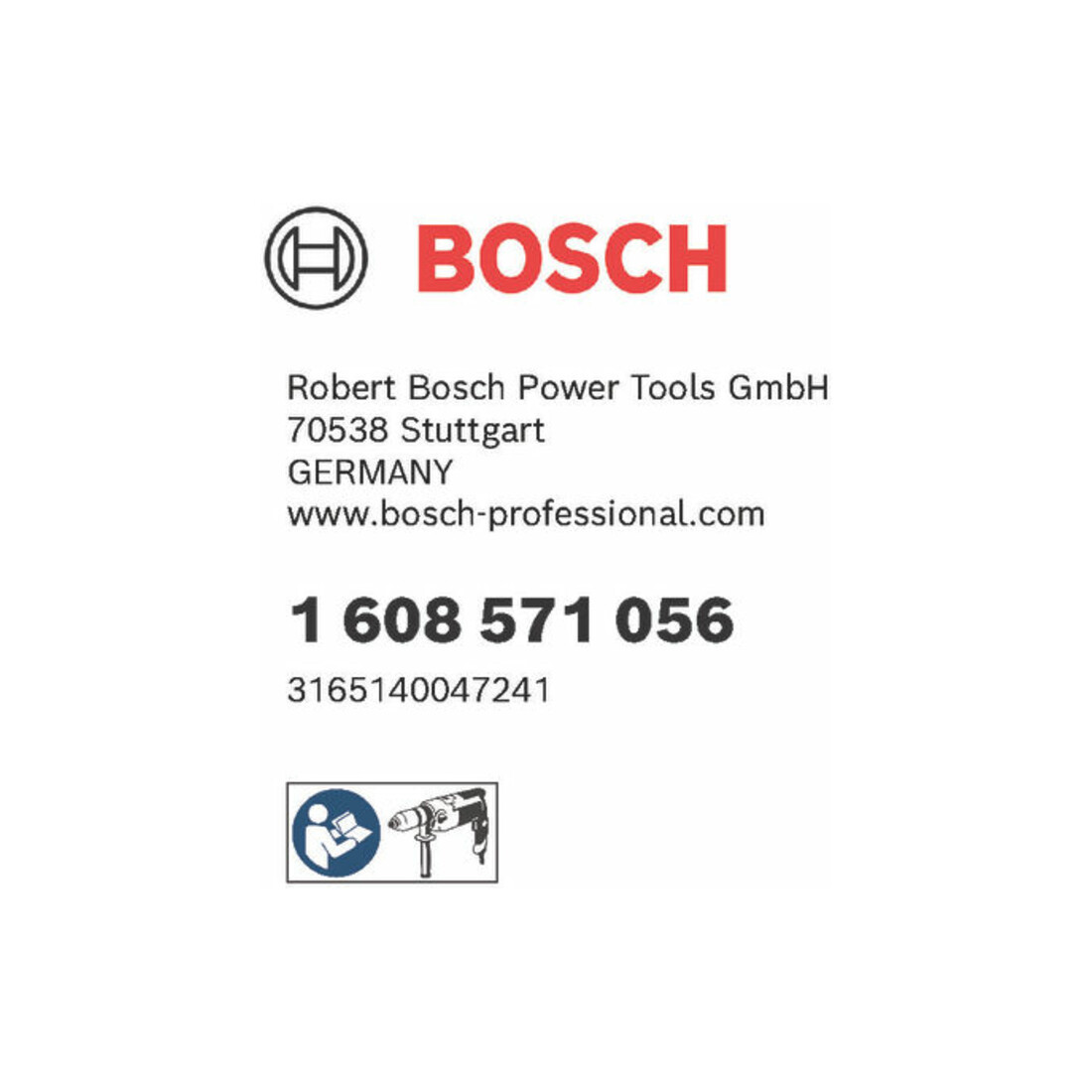 Bosch Zahnkranzbohrfutter bis 16 mm 3 - 16 mm 5/8" - 16