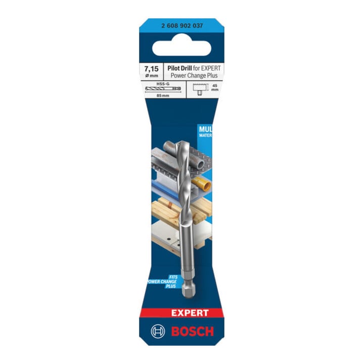 Bosch Zentrierbohrer für EXPERT Power Change Plus, HSS-G, Ø7.15 x 44 x 85 mm