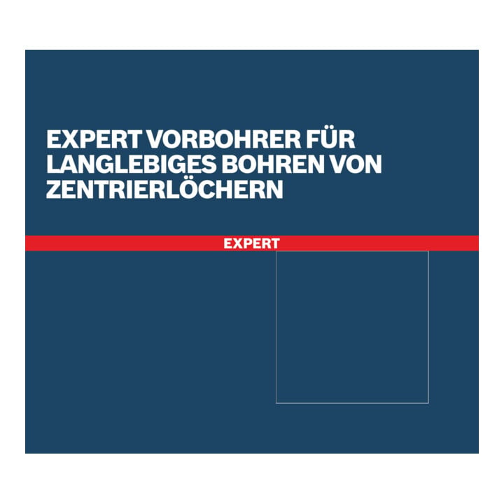 Bosch Zentrierbohrer für EXPERT Sheet Metal Lochsäge mit Aufsteckhalter, Ø 6x5x48 mm