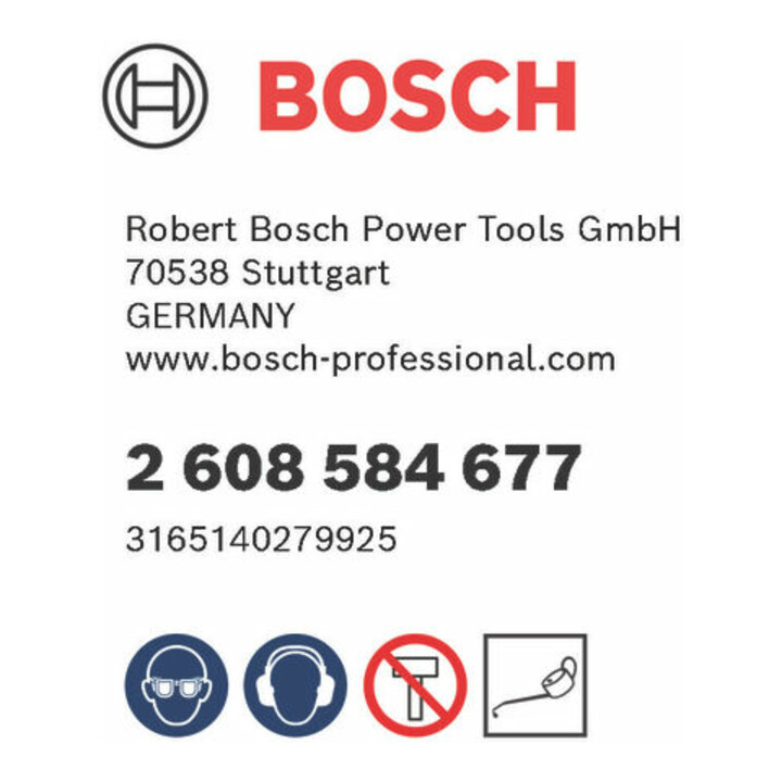 Bosch Zentrierbohrer HSS-Co 80 mm