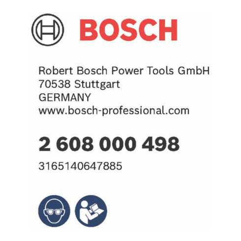 Bosch Zentrierstifte Set 3-teilig 8, 12 mm 1/2", 1/4 "