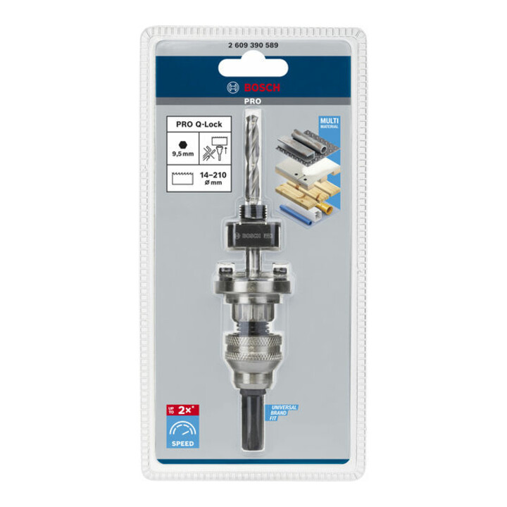 Bosch zeskant adapter 14 - 210 mm