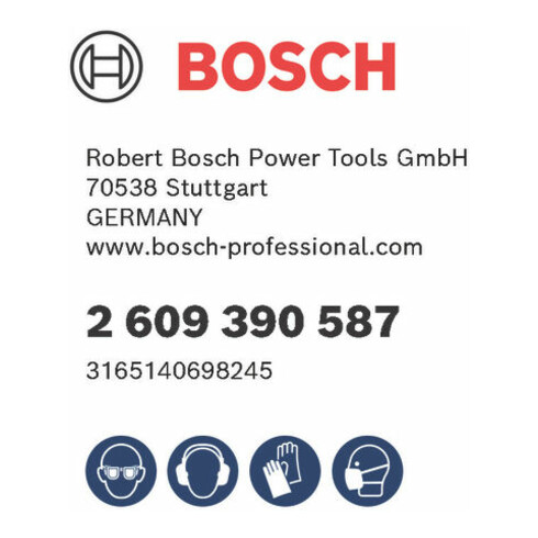 Bosch zeskant adapter 5/8" - 18 UNF 32 - 76 mm