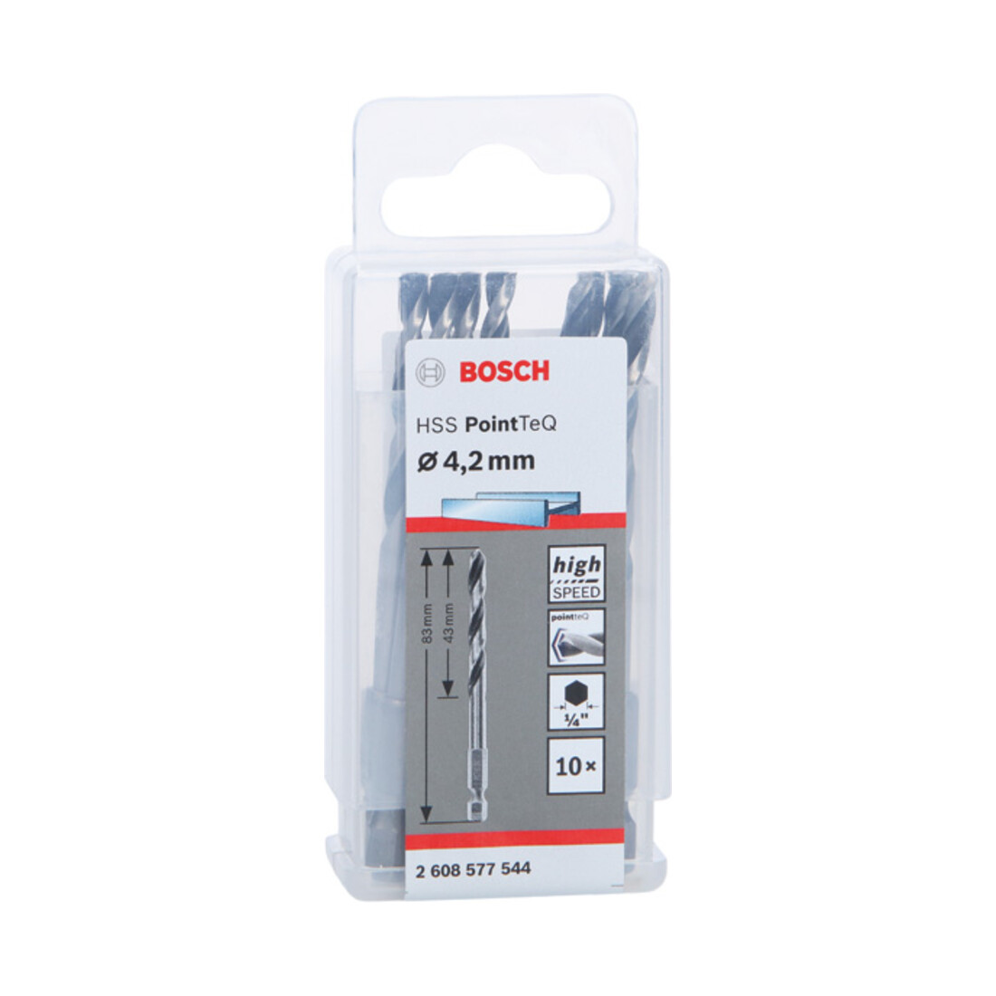 Bosch zeskantboor HSS PointTeQ