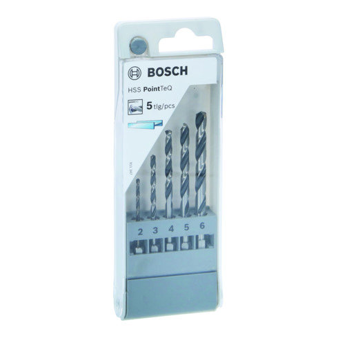 Bosch zeskantboor HSS PointTeQ set, 5 st. 2/3/4/5/6 mm