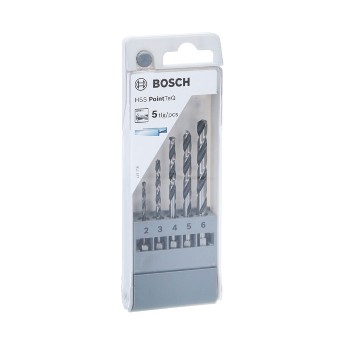 Bosch zeskantboor HSS PointTeQ set, 5 st. 2/3/4/5/6 mm