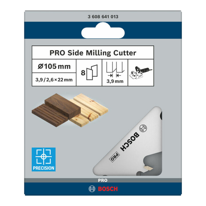 Bosch zijdelingse frees 8, 22 mm 4 mm