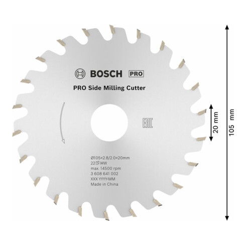 Bosch Universele zijwaartse frees