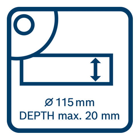 Bosch zuigmuts Full Cover GDE 115/125 FC-T systeemaccessoires