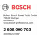 Bosch Zusatzhandgriff GBH 18V-34 CF, 18V-36 C