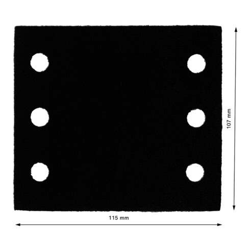 Bosch Zwischenlage Pad Saver, 115x107mm