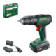 Boschsnoerloze accu klopboormachine met twee snelheden UniversalImpact 18V , 1x accupack, lader