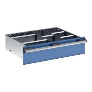 Bott Cloisons de séparation et panneaux à emboîter Cubio 2x cloison 7x panneau à emboîter 650 x 525 x 127 mm galvanisé