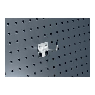 bott Crochet plus L 75 mm D6 mm extrémité crochet 35 mm pour panneaux perforés