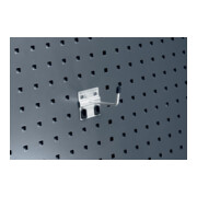 bott Crochet plus L 75 mm D6 mm extrémité crochet 35 mm pour panneaux perforés