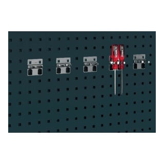 bott Double pince à outils B60xP60xH2x19 mm pour plaques perforées