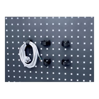 bott Fixateur B34xP37xH12 mm pour câbles et tuyaux pour panneaux perforés
