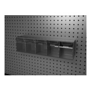 bott Magazine transparent B600xP142xH168 mm avec 5 boîtes pour plaques perforées