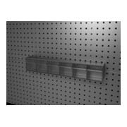 bott Magazine transparent B600xP96xH112 mm avec 6 boîtes pour plaques perforées