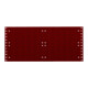 bott Plaque fendue B1981xH457 mm rouge pourpre RAL 3004-1