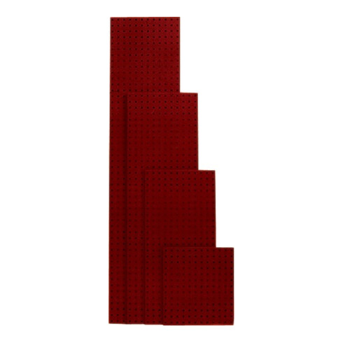 bott Plaque perforée B1981xH457 mm rouge pourpre RAL 3004