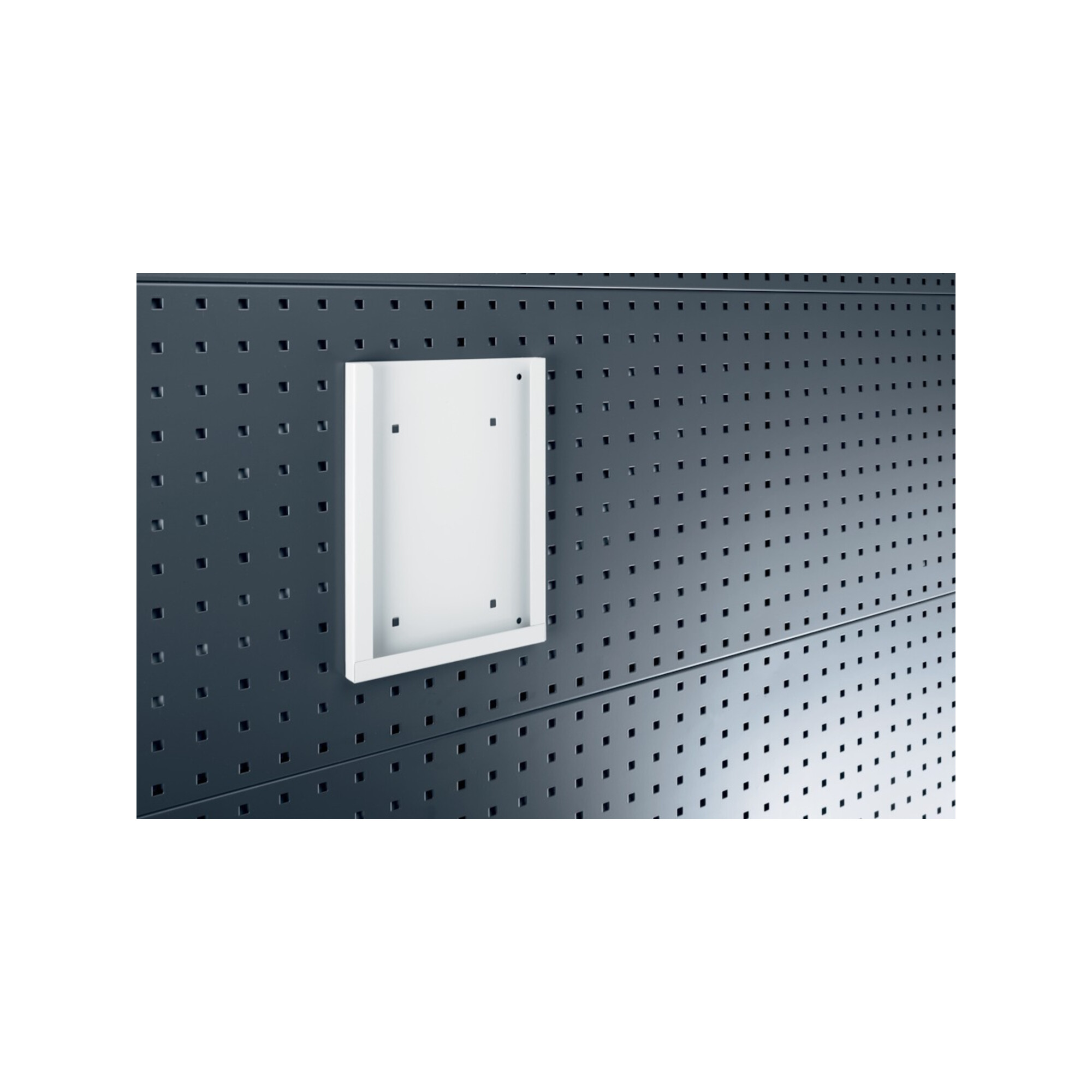 bott Prospekthalter A4 B224xT20xH302 mm für Lochplatten für Lochplatten