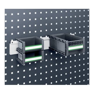 bott Rail de fixation B100xP78 mm pour bacs de stockage pour panneaux perforés