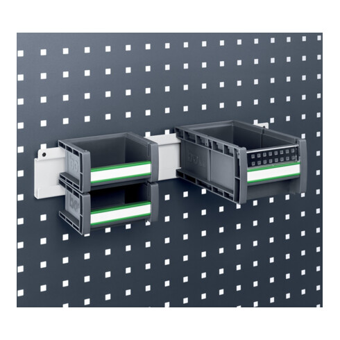 bott Rail de fixation B900xP78 mm pour bacs de stockage pour panneaux perforés
