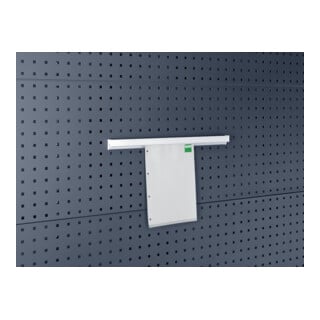 bott Rail de présentation B1000xP10xH50 mm A4 horizontal pour panneaux perforés