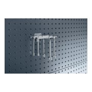 Bott Sechsfachhalter L.80mm B.170xT.150mm Draht-D.6mm f. Lochplatten